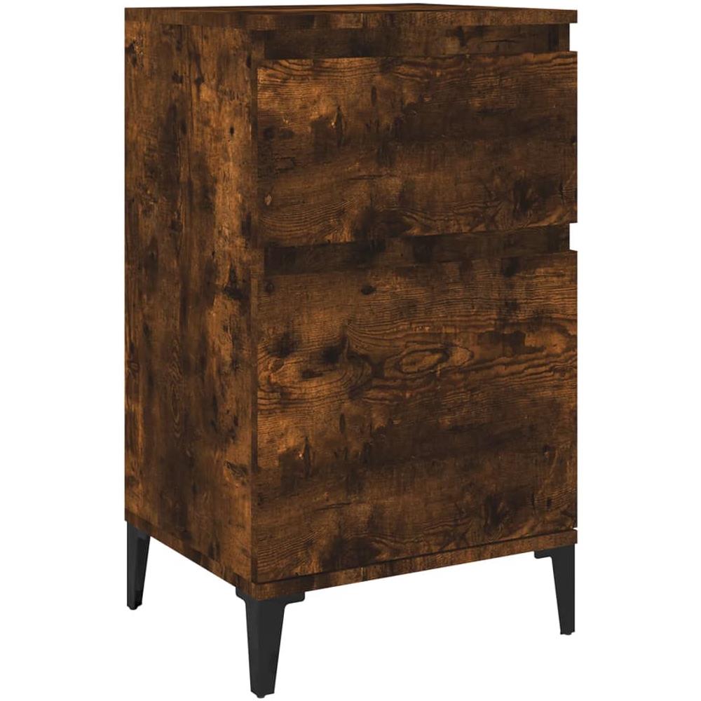 Comodino Rovere Fumo 40x35x70 Cm - Foto 2