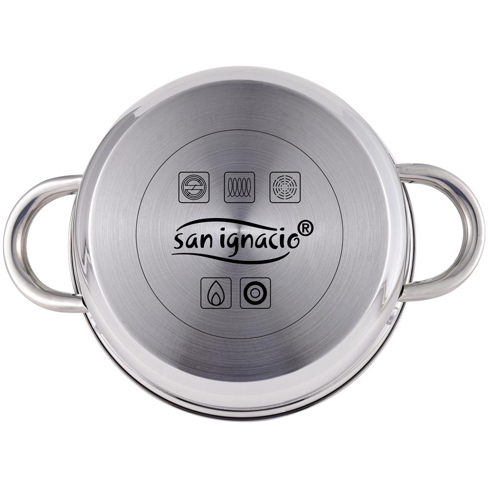 7 Pz Pentole In Acciaio Inox Ind Cassel Sg - Foto 2