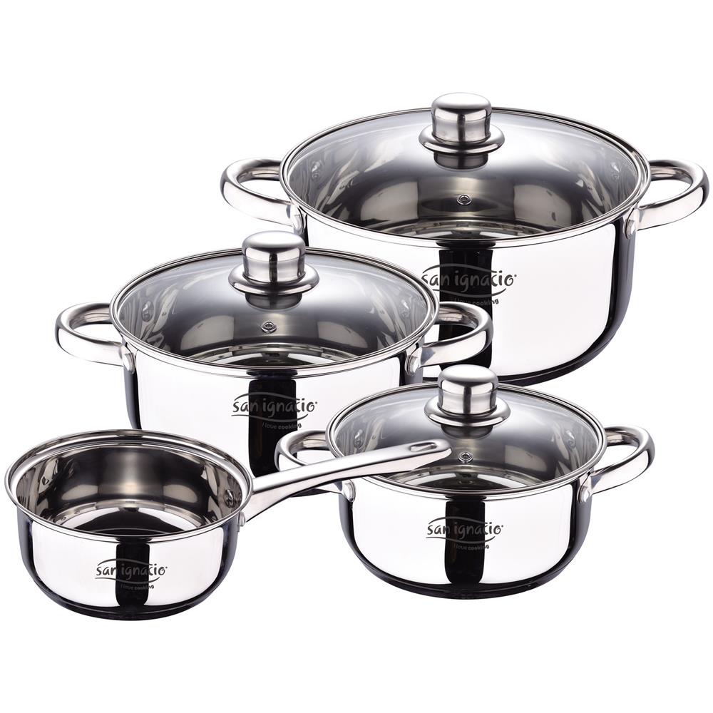7 Pz Pentole In Acciaio Inox Ind Cassel Sg - Foto 1