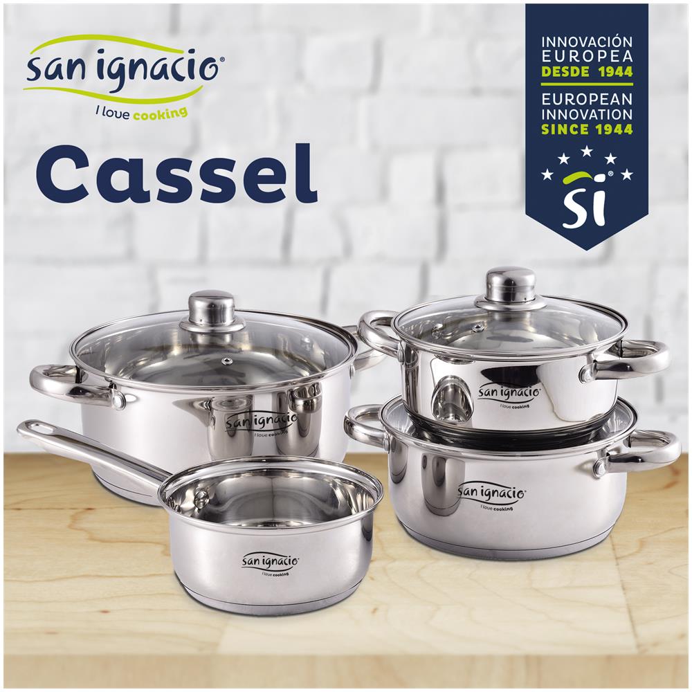 7 Pz Pentole In Acciaio Inox Ind Cassel Sg - Foto 8