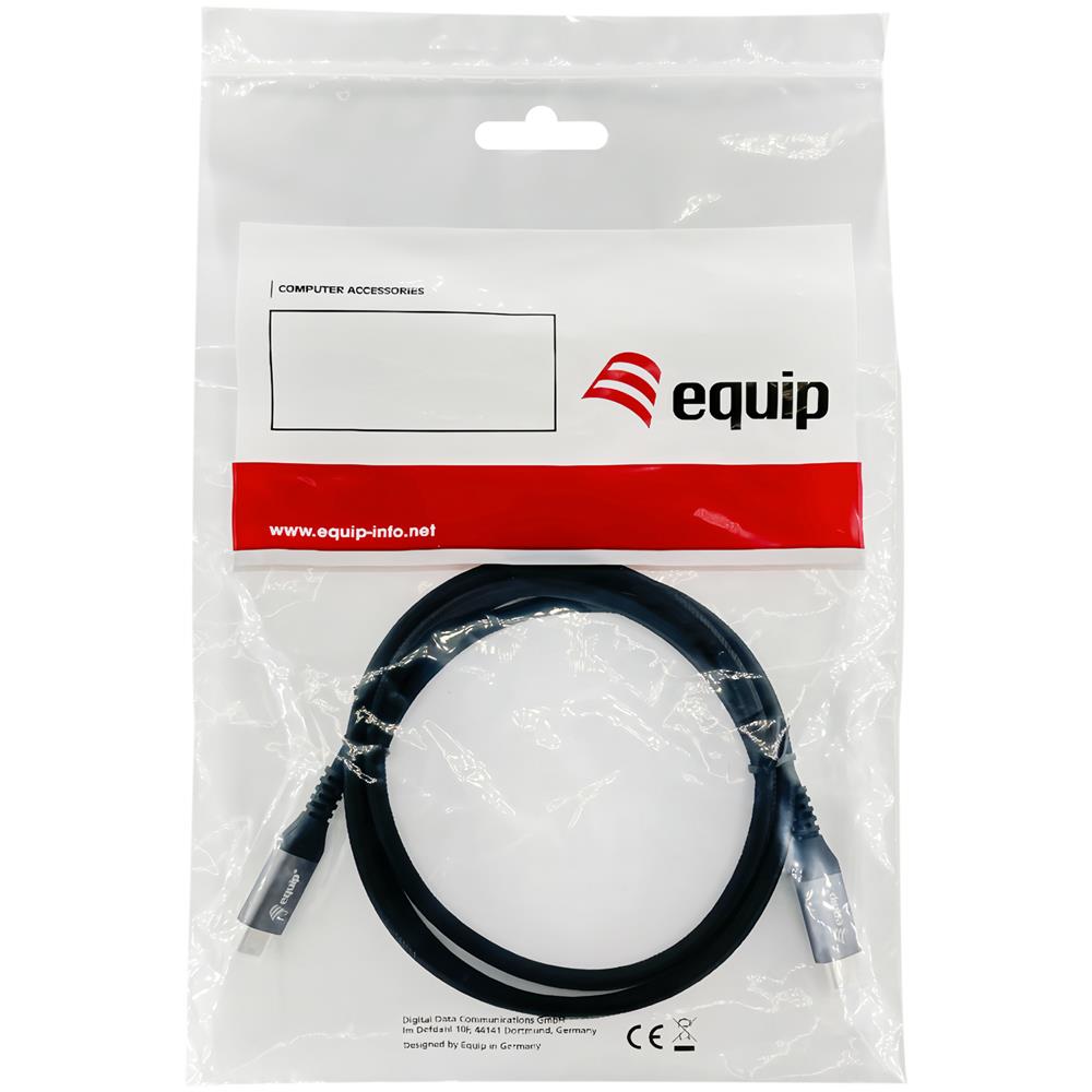 Equip 128370 cavo USB 0,5 m USB 3.2 Gen 2 (3.1 Gen 2) USB C Nero - Foto 5