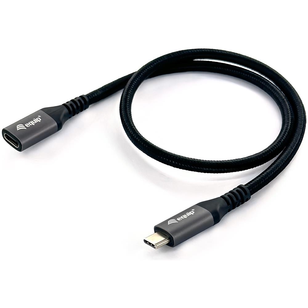 Equip 128370 cavo USB 0,5 m USB 3.2 Gen 2 (3.1 Gen 2) USB C Nero - Foto 1