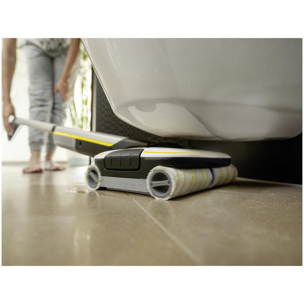 FC 7 CORDLESS Electric broom Batteria Bagnato Senza sacchetto Nero, Bianco, Giallo 2,85 Ah - Foto 8