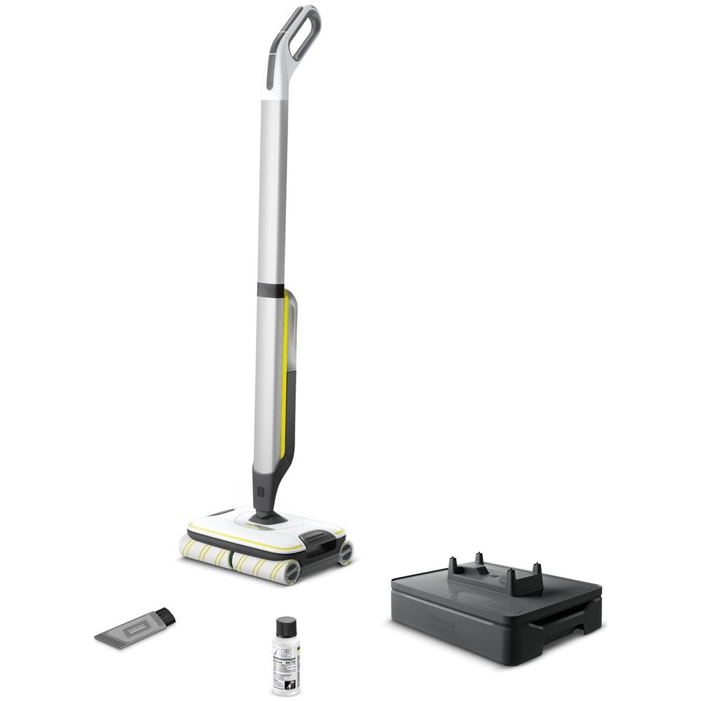 FC 7 CORDLESS Electric broom Batteria Bagnato Senza sacchetto Nero, Bianco, Giallo 2,85 Ah - Foto 1