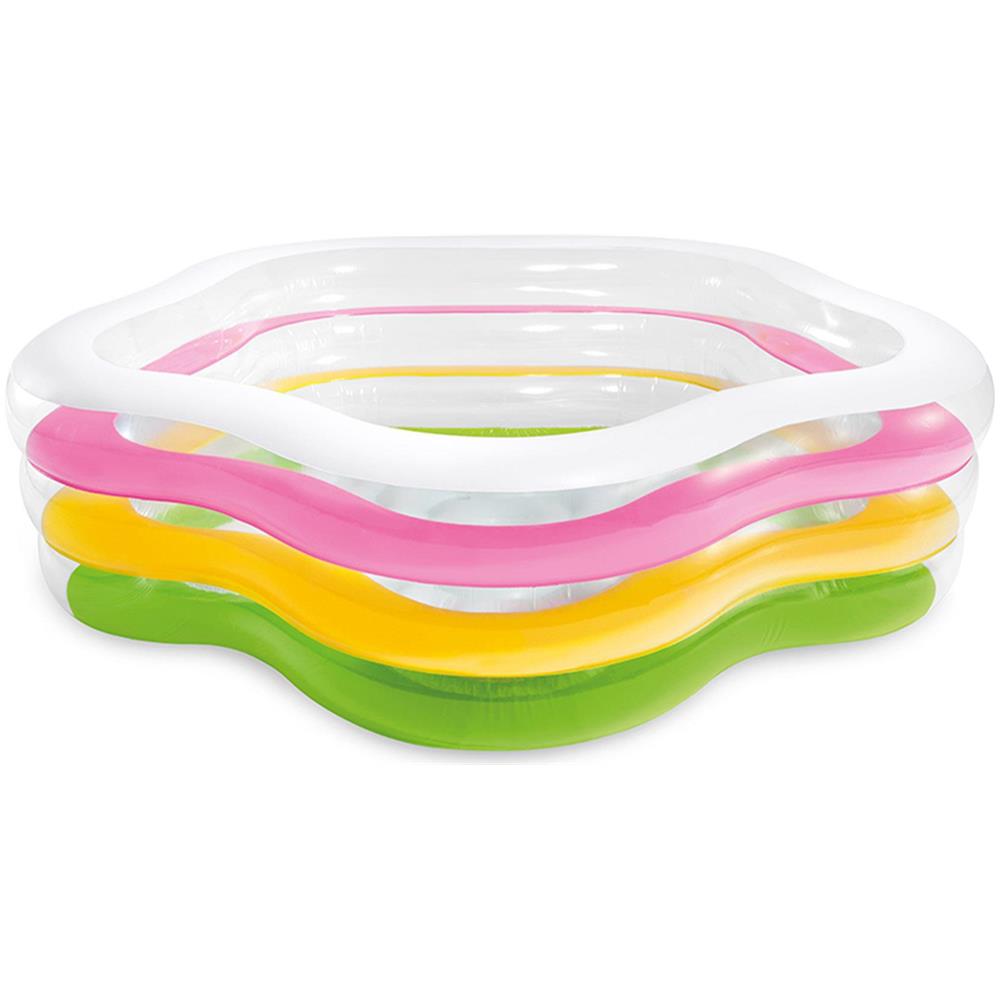 56495NP - Piscina Stella Gonfiabile Multicolore 185x180x53 cm - Foto 1