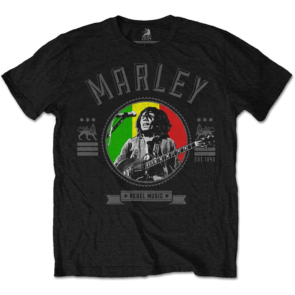 Bob Marley - Rebel Music Seal (T-Shirt Unisex Tg. L) - Foto 1