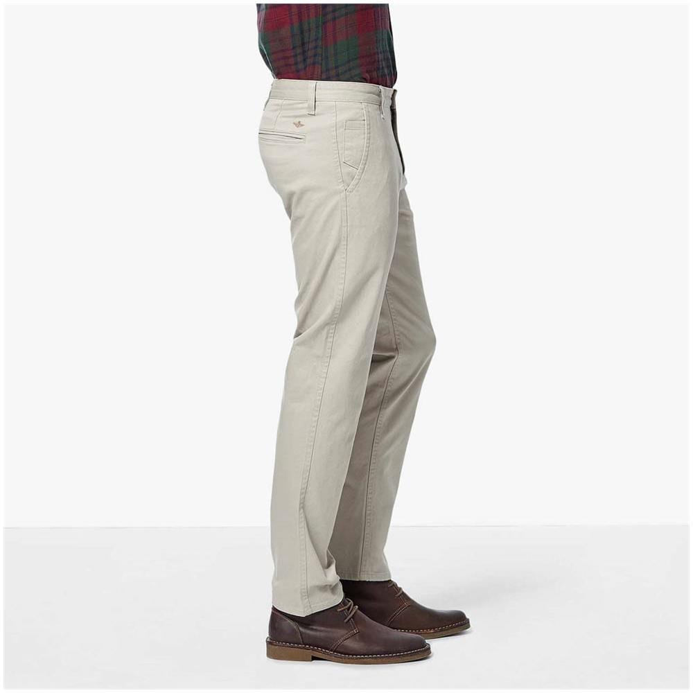 Pantaloni Alpha Khaki Slim Tapered L32 Abbigliamento Uomo W32-l32 - Foto 3