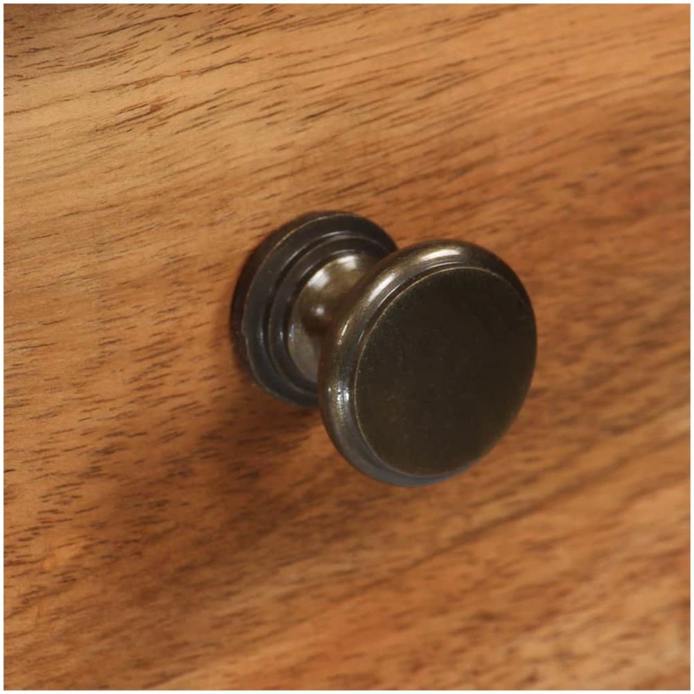 Scrittoio In Legno Massello Di Acacia 110x50x76 Cm - Foto 2