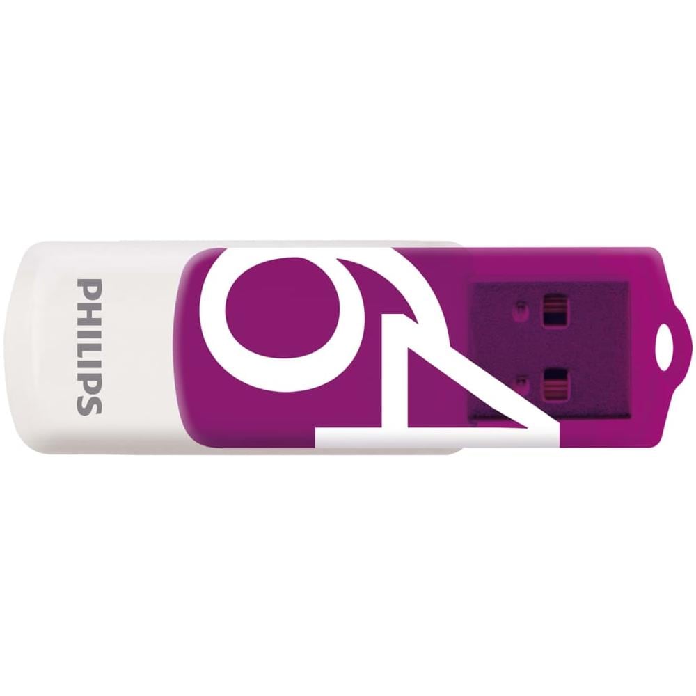 Chiavetta USB 2.0 Vivid 64GB Bianca e Viola - Foto 2