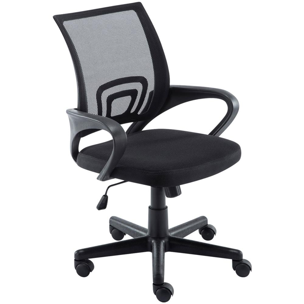 Sedia Ufficio Genius in Rete Traspirante I Sedia Pc Ergonomica Girevole Regolabile I Sedia Studio Imbottita con Braccioli e Ruote I Carico Max 120 kg Nero - Foto 2