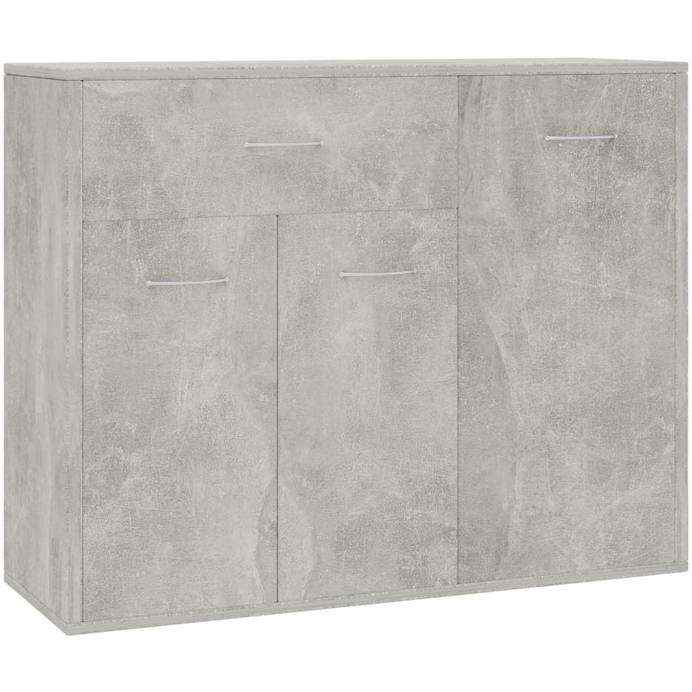 Credenza Grigio Cemento 88x30x70 cm in Legno Multistrato - Foto 2