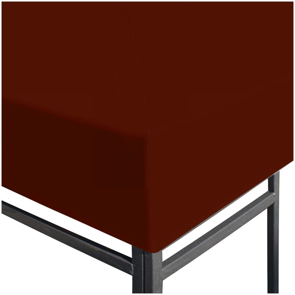 Copertura Superiore Gazebo 310g / m² 3x3 M Terracotta - Foto 2