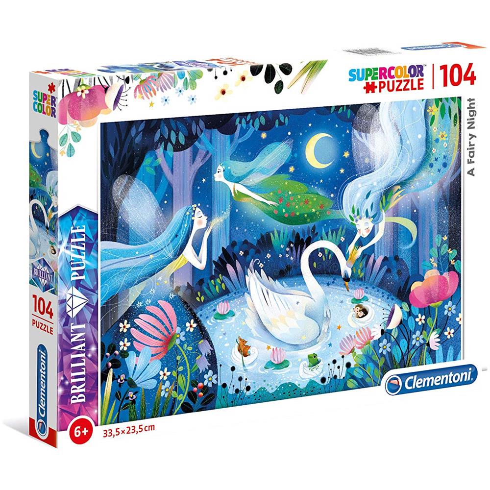 CLM20165 Puzzle Brilliant da 104 pezzi - A Fairy Night - Foto 1