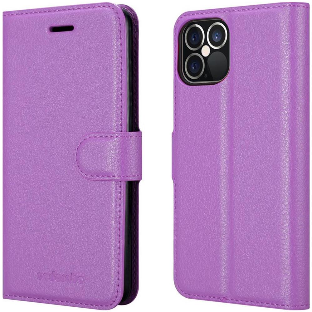 Cadorabo Custodia Compatibile Con Apple Iphone 12 (6,7"" Zoll) In Violetta Ametista - Coperchio Protettiva Con Chiusura Magnetica, Funzione Stand E Tasca Per Le Carte - Foto 8