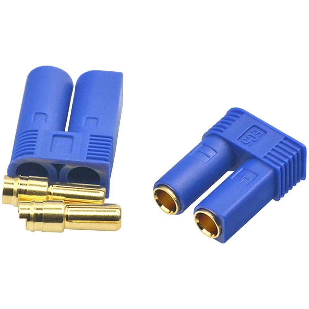 5 Paia Ec5 Di Alta Qualità, Maschio-femmina, Connettori Per Batterie Da Modellismo Rc Lipo - Foto 3