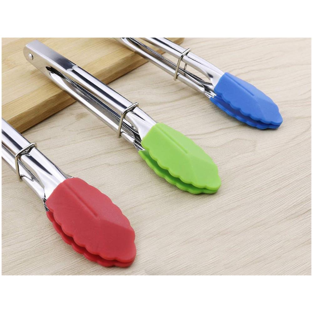 HTN Mini Pinze 3pcs Con Punte Di Silicone 7in Per Copie Da Servizio (blu Rosso Verde) OY11358