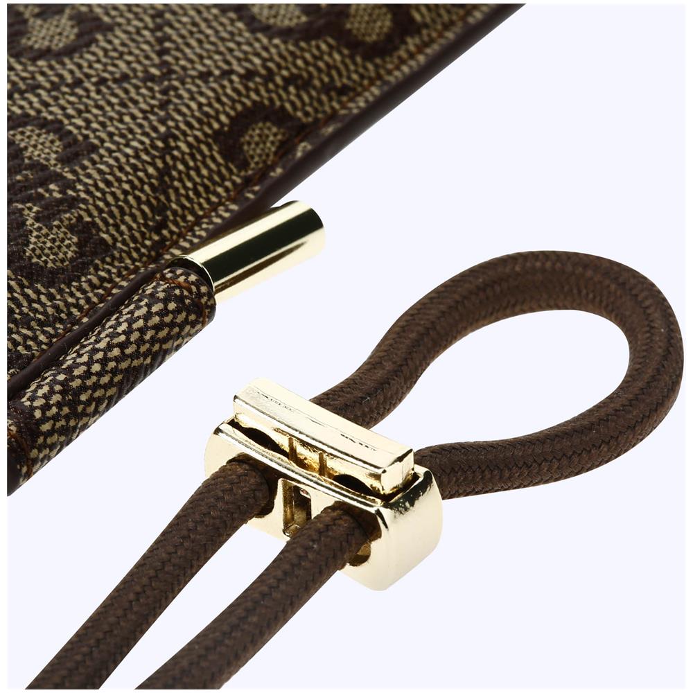 Pochette Smartphone 6,1 Pollici Effetto Pelle Tracolla Guess 4g Marrone - Foto 2