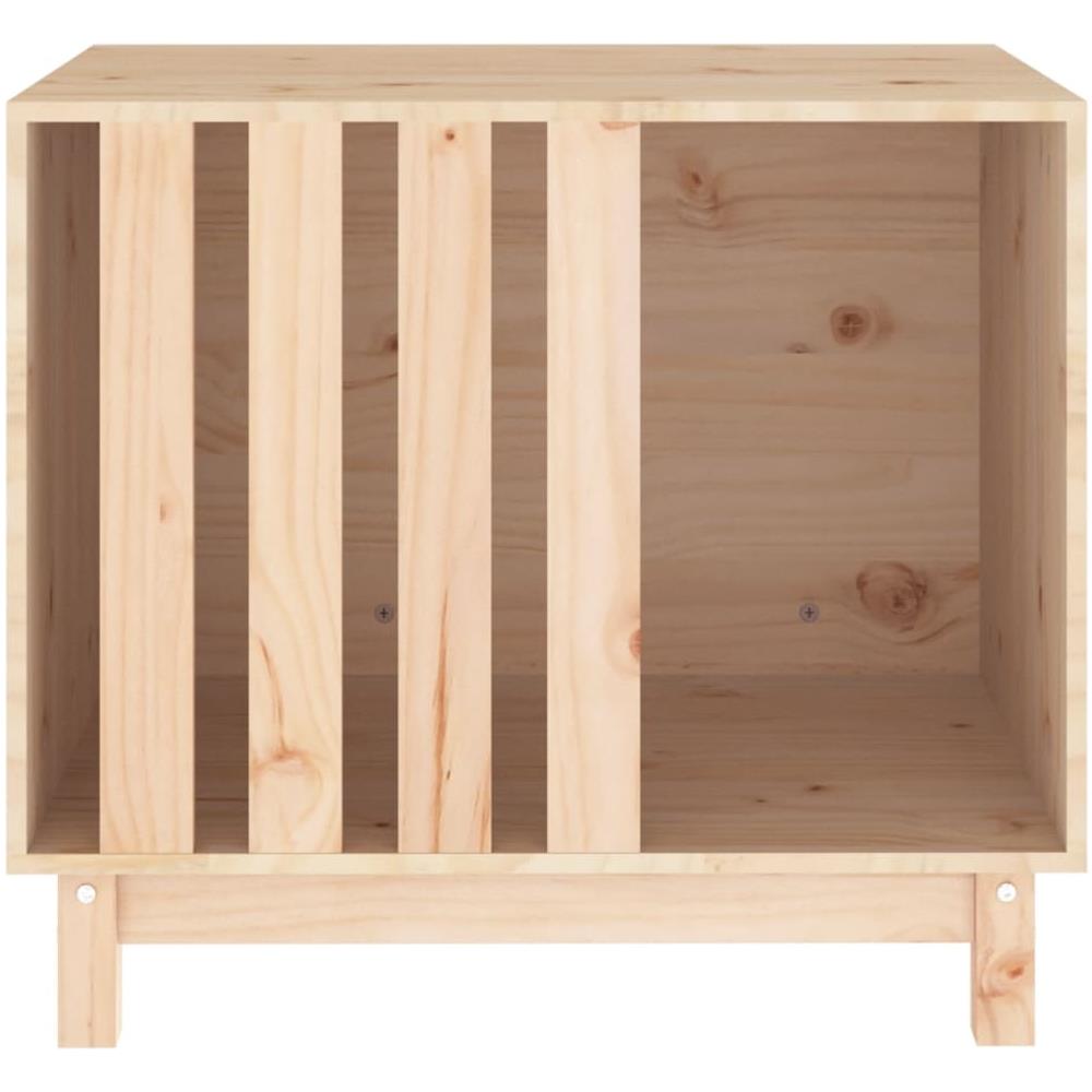 Casetta Per Cani 70x50x62 Cm In Legno Massello Di Pino - Foto 2
