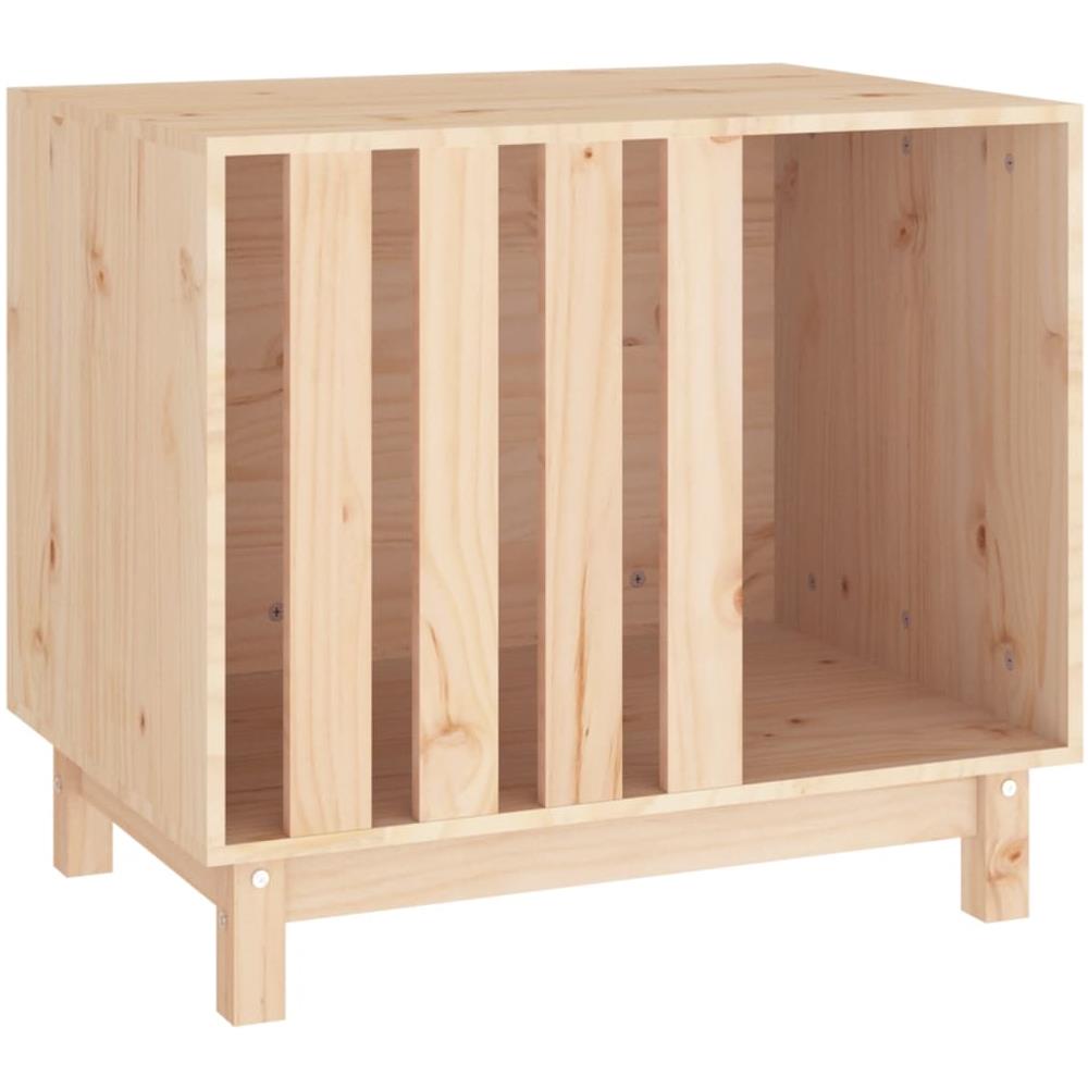 Casetta Per Cani 70x50x62 Cm In Legno Massello Di Pino - Foto 3
