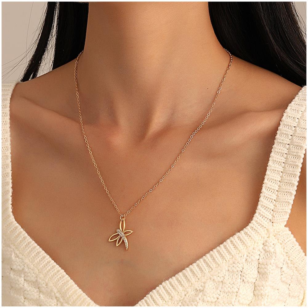Collana Con Libellula Gold - Foto 2