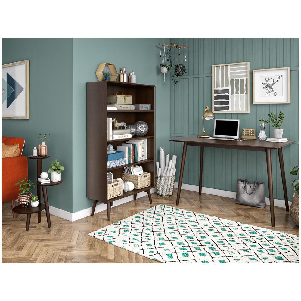 Brittany Scrivania In Mdf Noce - Foto 5