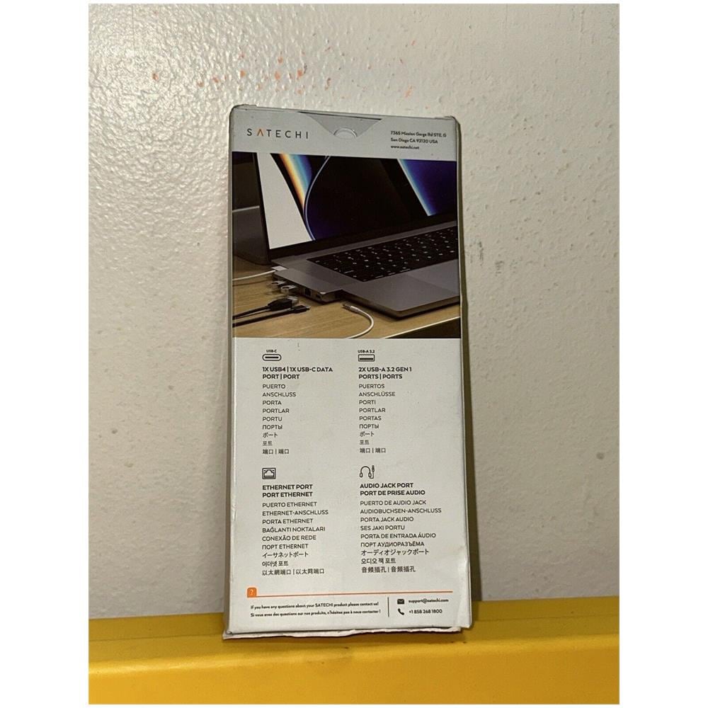 Adattatore per Macbook USB-C Pro Hub con 4 porte Grigio - Foto 3