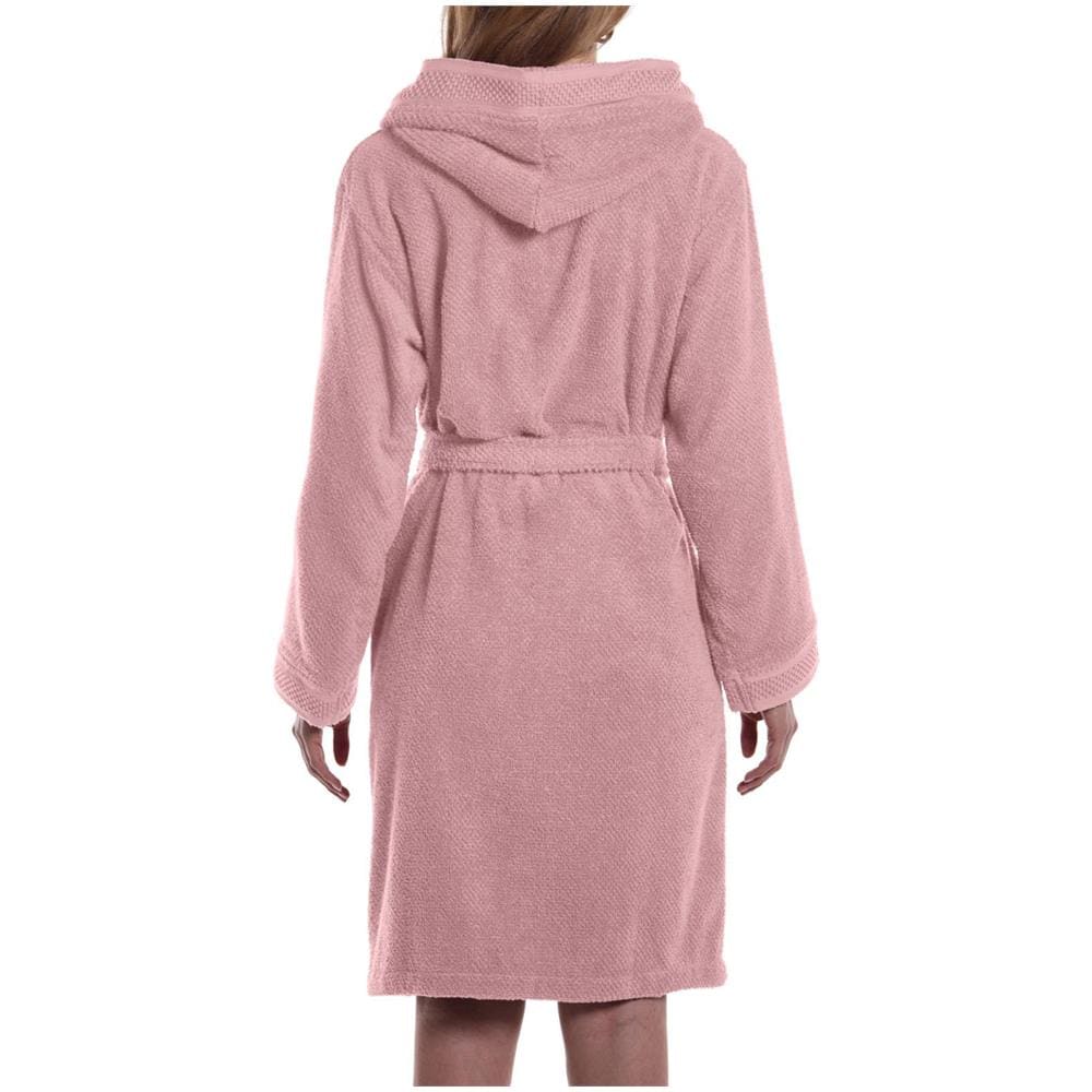 Accappatoio Con Cappuccio Spugnissima Gim In Cotone Colore Rosa Misura S - Foto 1