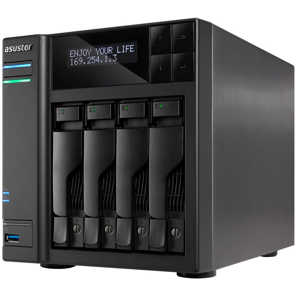 AS7004T As-7004t 4-Bay Nas, Intel I3 3.5 Ghz Dual-C. , 2gb Ddr3, Gbex2, Hdmi, Usb 3.0 & Sata, Hdmix1 - Foto 5