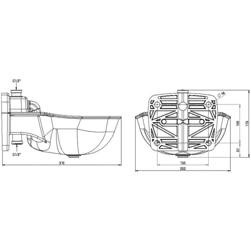 Abbeveratoio Per Bovini E Cavalli K75 In Plastica 221875 - Foto 6