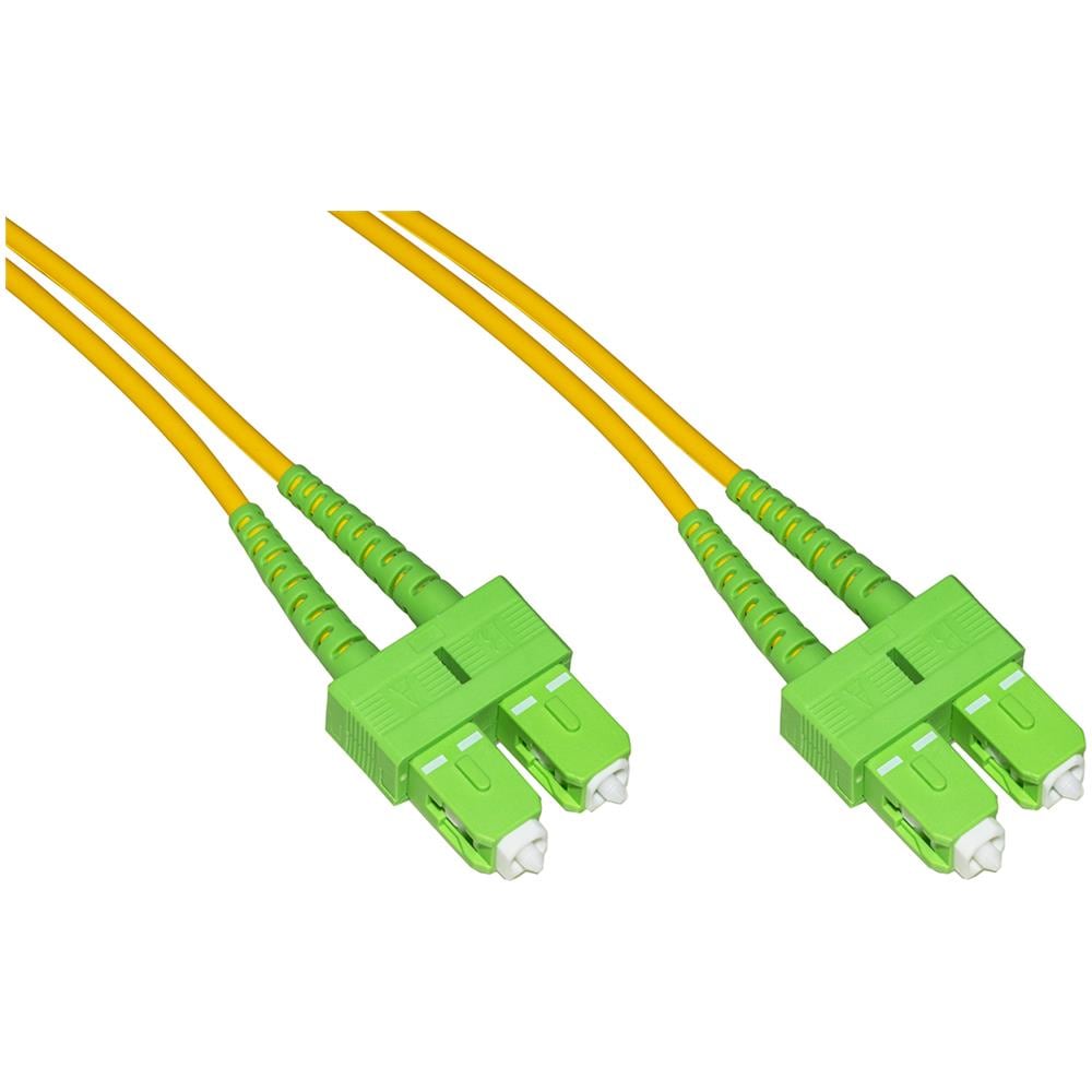 ver Cavo Fibra Ottica Apc Sc A Apc Sc Singlemode Duplex Mt. 2 - Foto 4