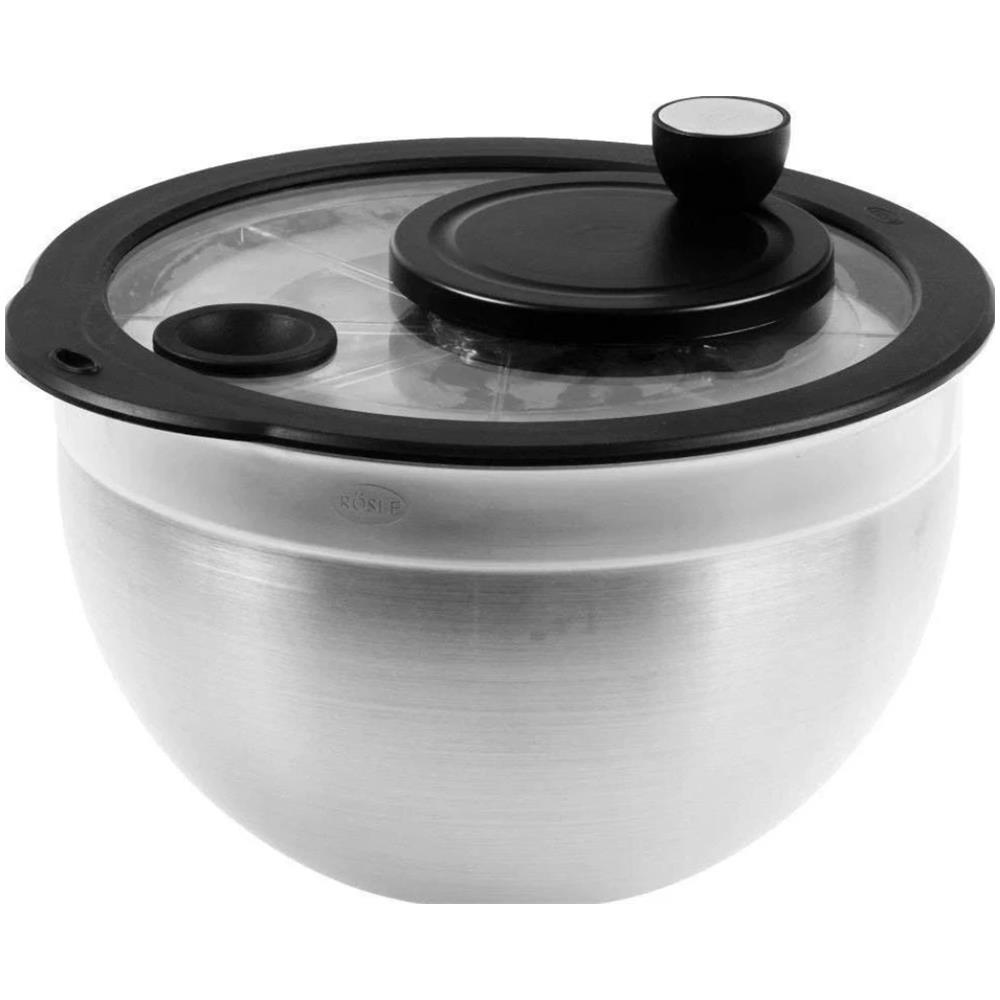 Centrifuga per Insalata con Coperchio 5.4 L Colore Argento - Foto 2