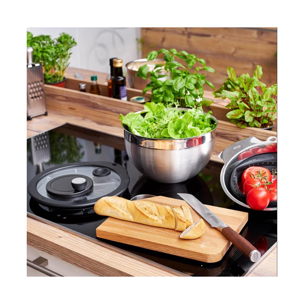 Centrifuga per Insalata con Coperchio 5.4 L Colore Argento - Foto 4