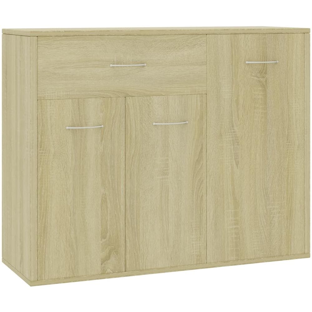 Credenza Rovere Sonoma 88x30x70 cm in Legno Multistrato - Foto 2