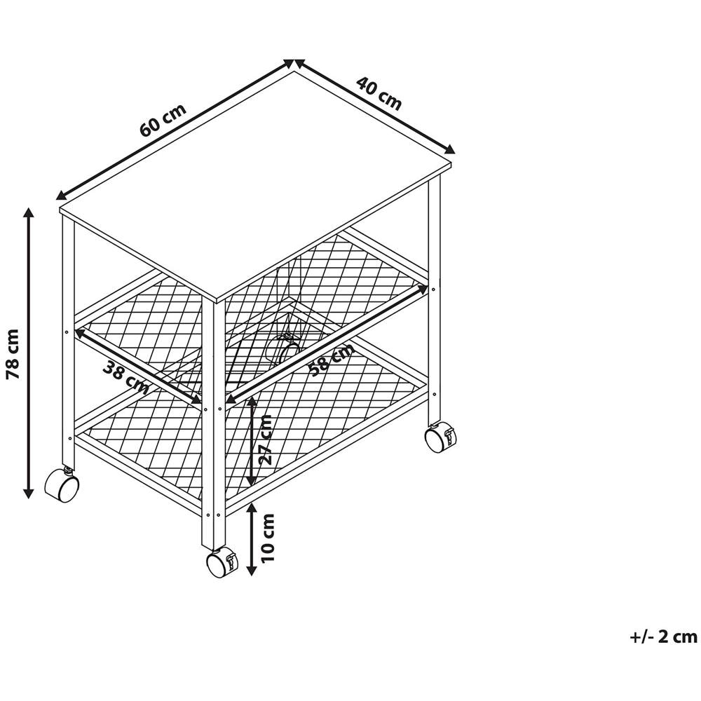 Carrello Portavivande Vintage / Nero Bolzano - Foto 2