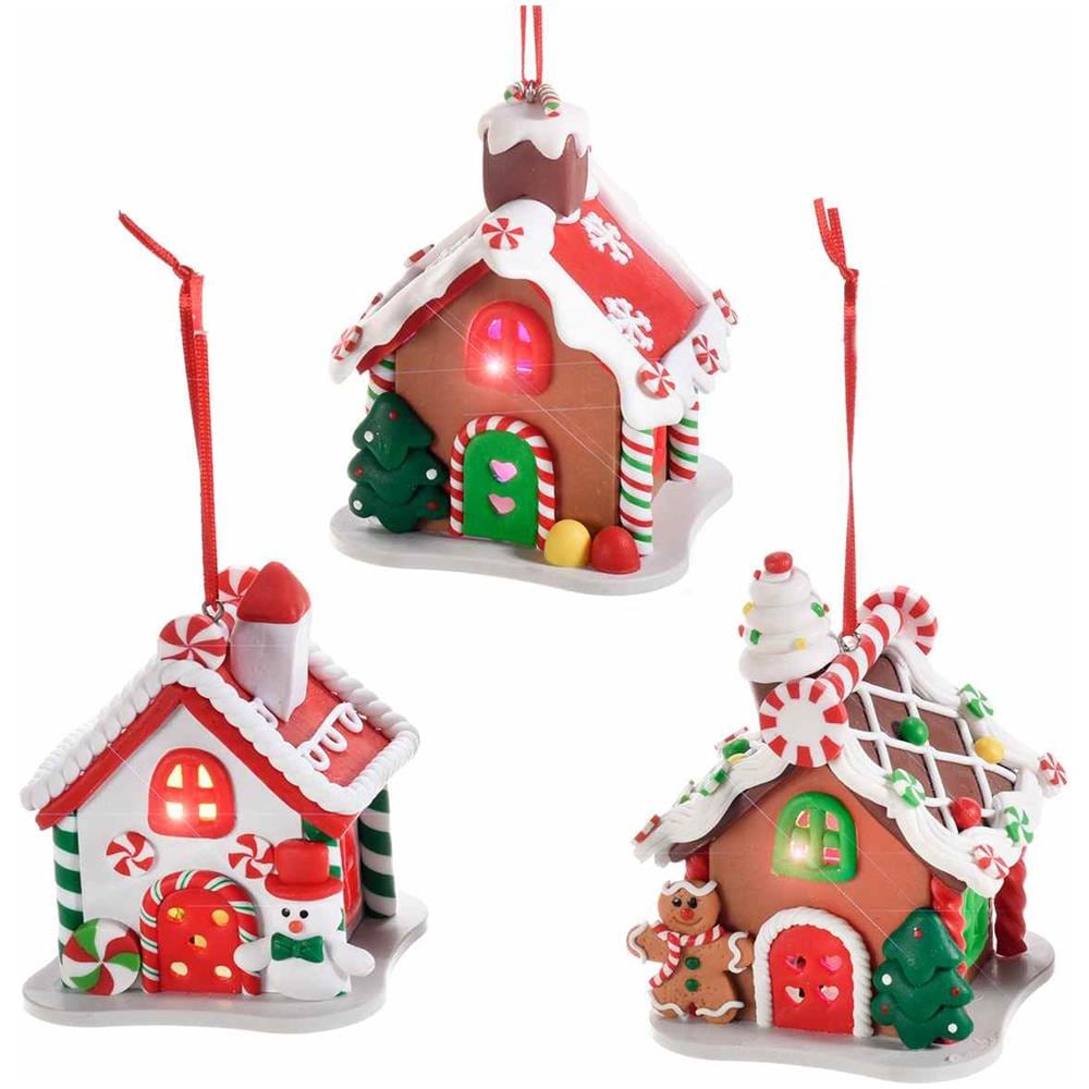 Porta Candela A Forma Di Casetta THUN - In Ceramica, Per Decorazioni Natalizie - Foto 3