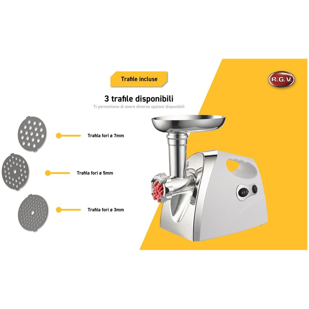 New Duetto Plus tritacarne 550 W Bianco - Foto 8
