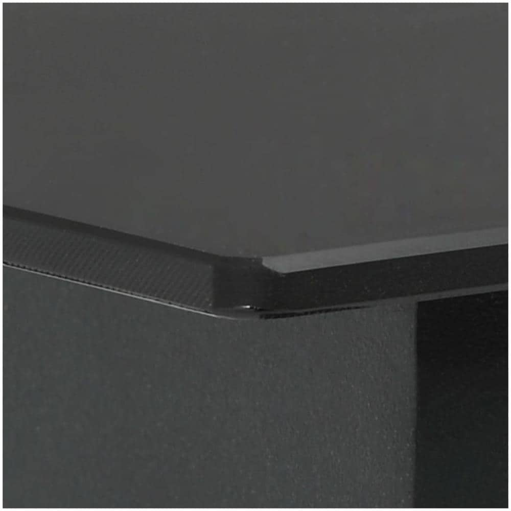 Set da Pranzo da Giardino 5 pz in Rattan PVC Nero - Foto 3