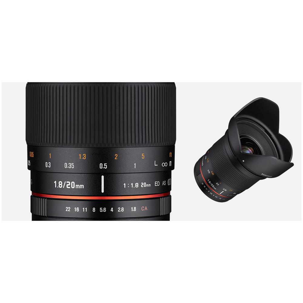 Obiettivo Zoom grandangolare 20mm F1.8 ED AS UMC - Foto 2