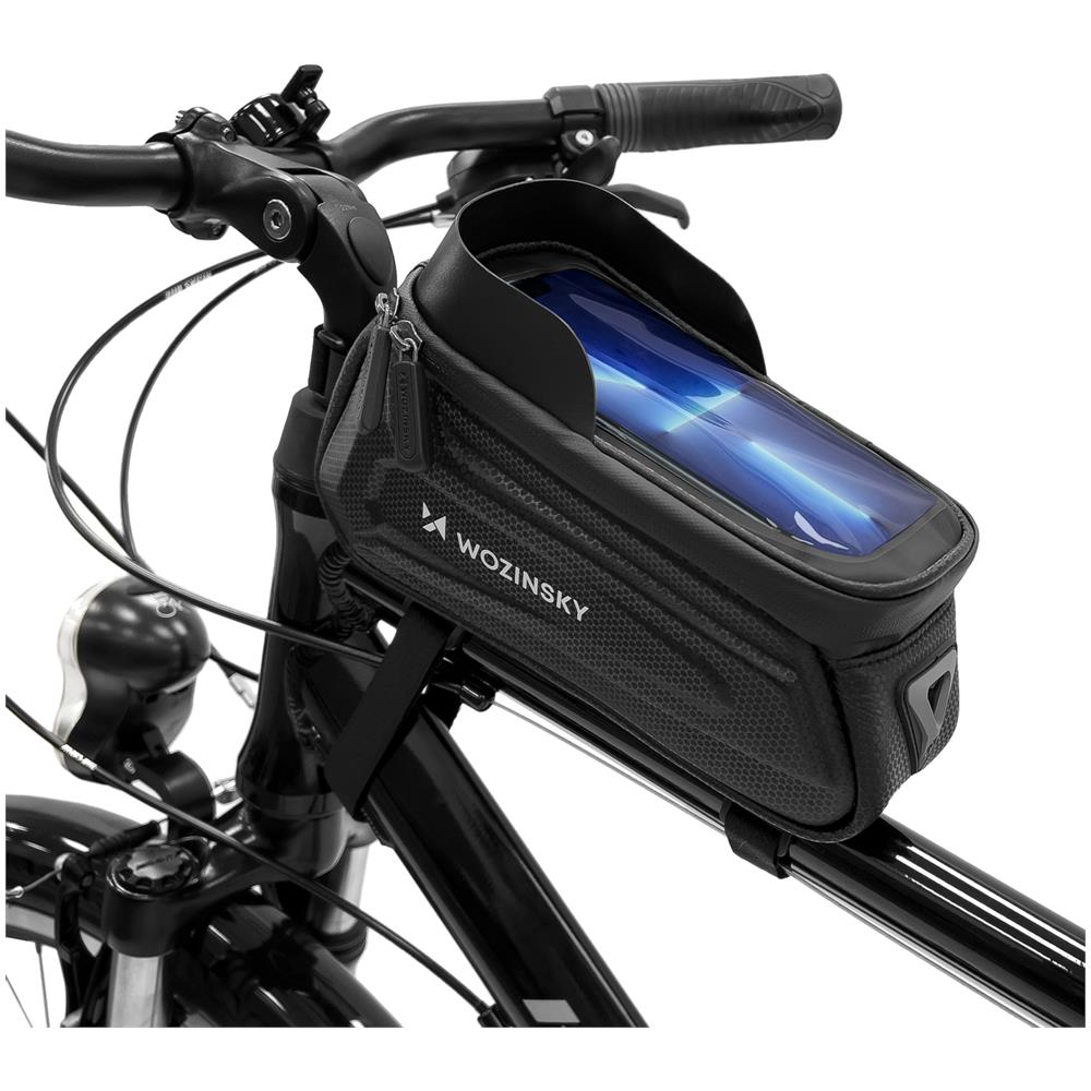Bike Frame Bag 1.7l Cover Telefono Nero (wbb28bk)  - Foto 1