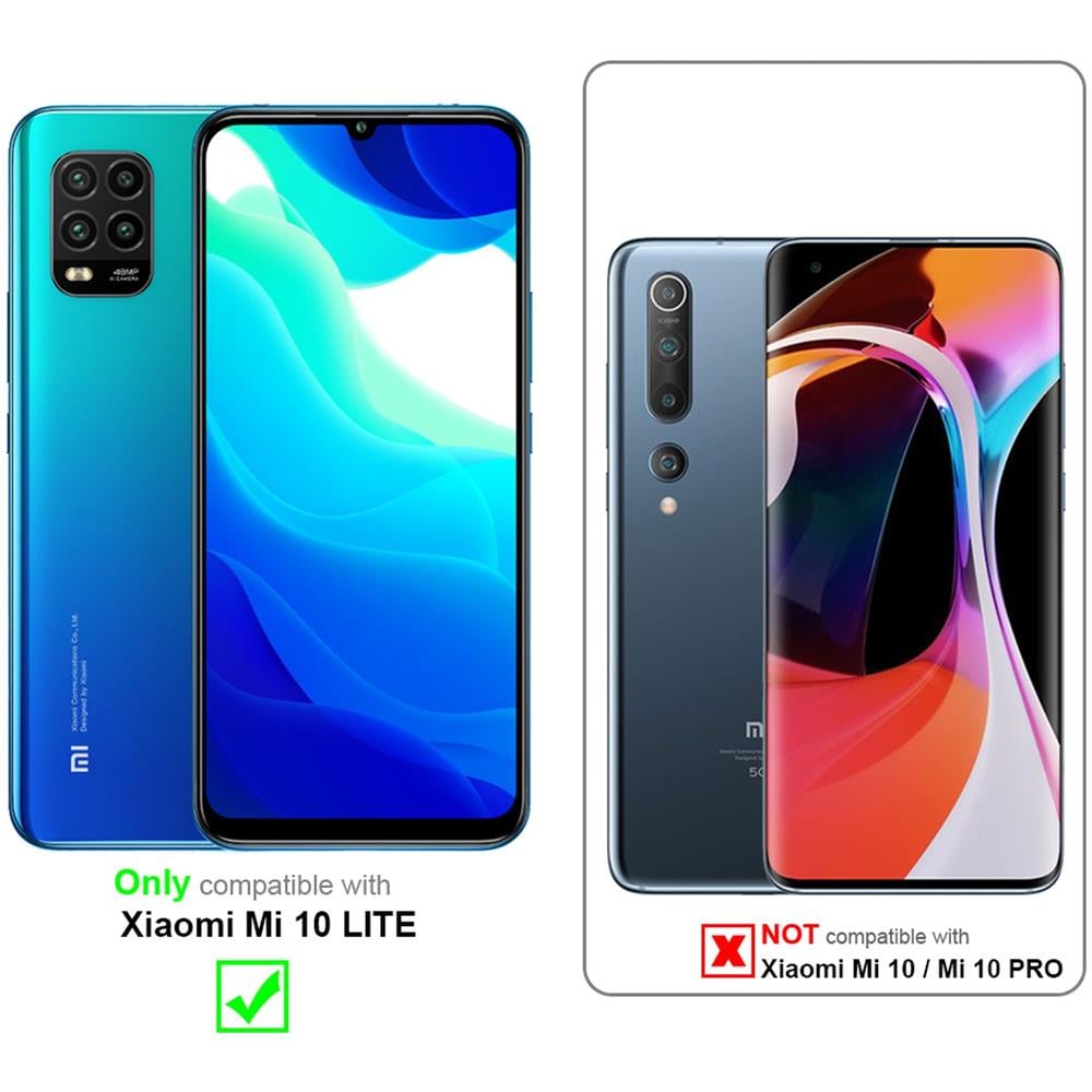 Custodia Compatibile Con Xiaomi Mi 10 Lite In Rosso Mela - Coperchio Protettiva Con Chiusura Magnetica, Funzione Stand E Tasca Per Le Carte - Foto 2