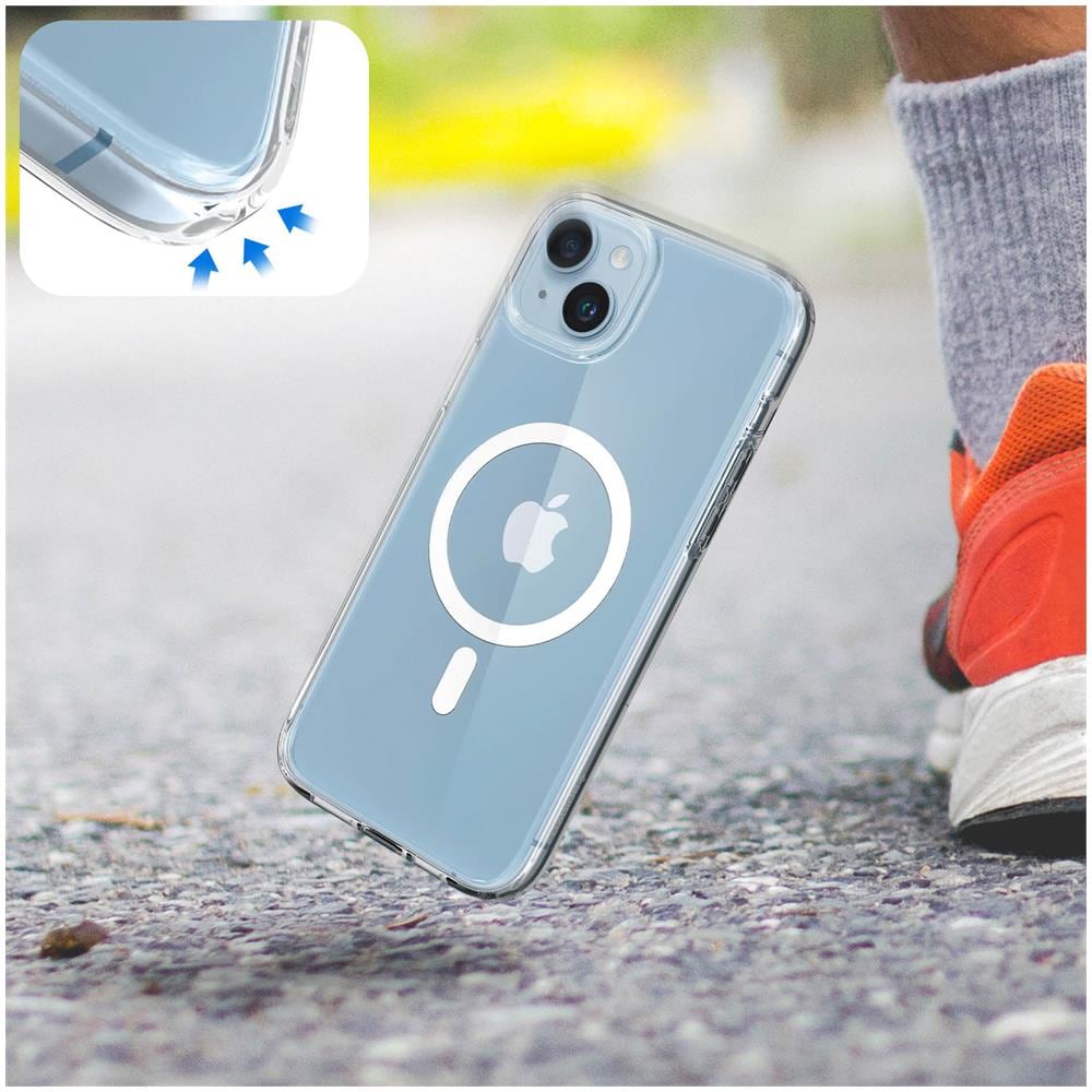 Cover Ibrida Per Iphone 14 Compatibile Magsafe Spigen Ultra Hybrid Magfit - Foto 2