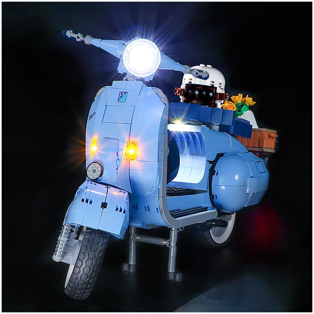 Kit Luce Led Per Lego - Creator Vespa 125 Modello Da Costruire, Set Luce Led Compatibile Con 10298 (set Lego Non Incluso) - Foto 1