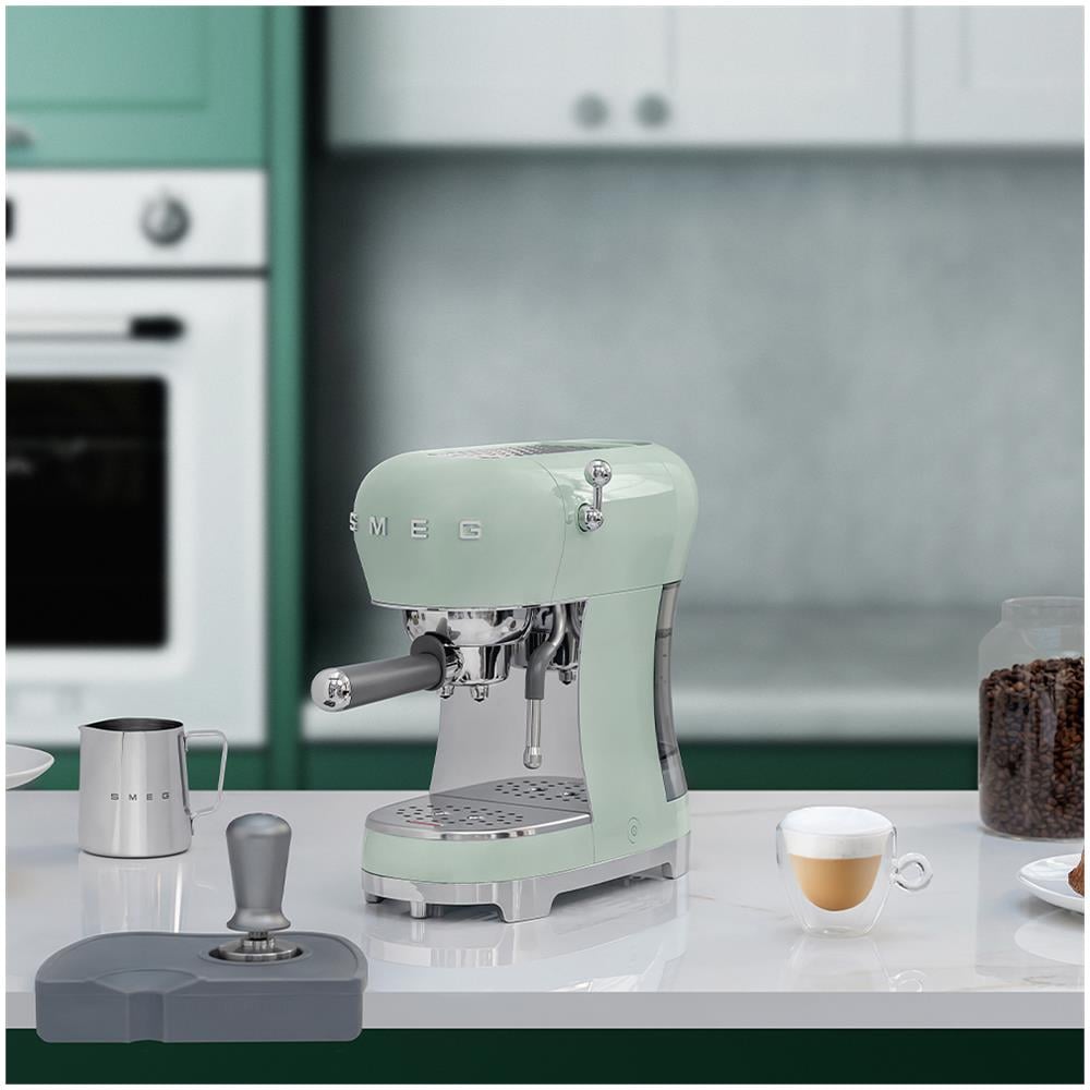 Macchina per Caffè Espresso Manuale ECF02PGEU Finitura Verde Pastello - Foto 6