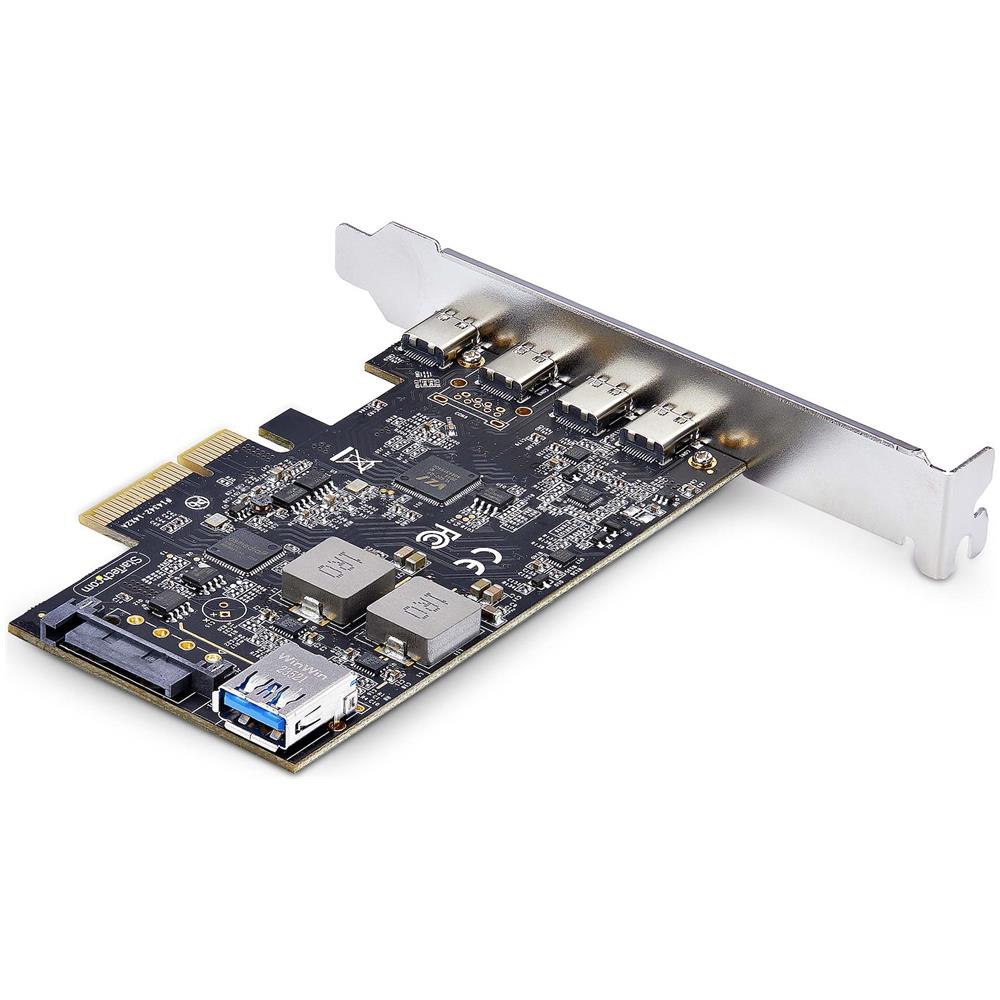 Scheda di Espansione PCIe USB a 5 porte, USB 3.2 10Gbps, scheda PCI Express con 4 porte USB-C, 1 porta interna USB-A, scheda controller PCIe USB, Windows /macOS /Linux - Foto 2