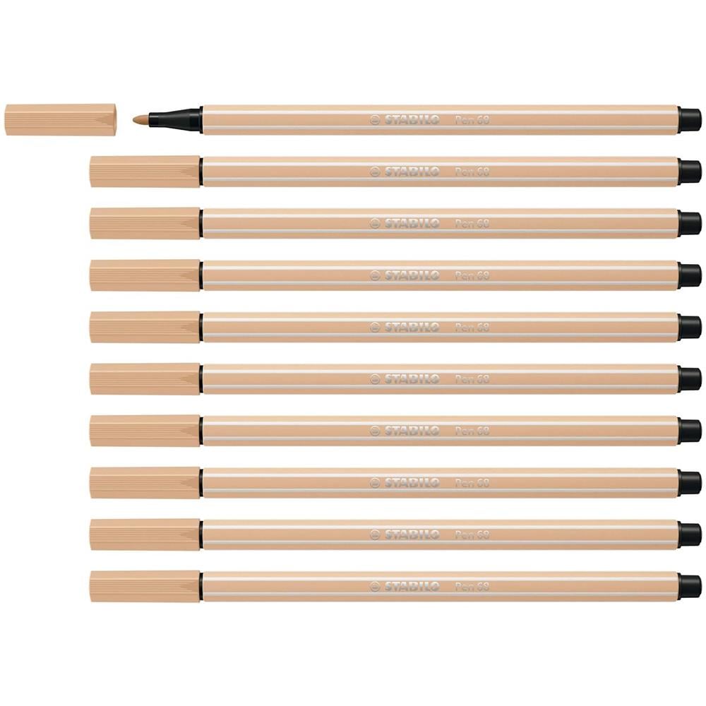 Pen 68 - Pennarello Premium - Confezione da 10 - Beige - Foto 1