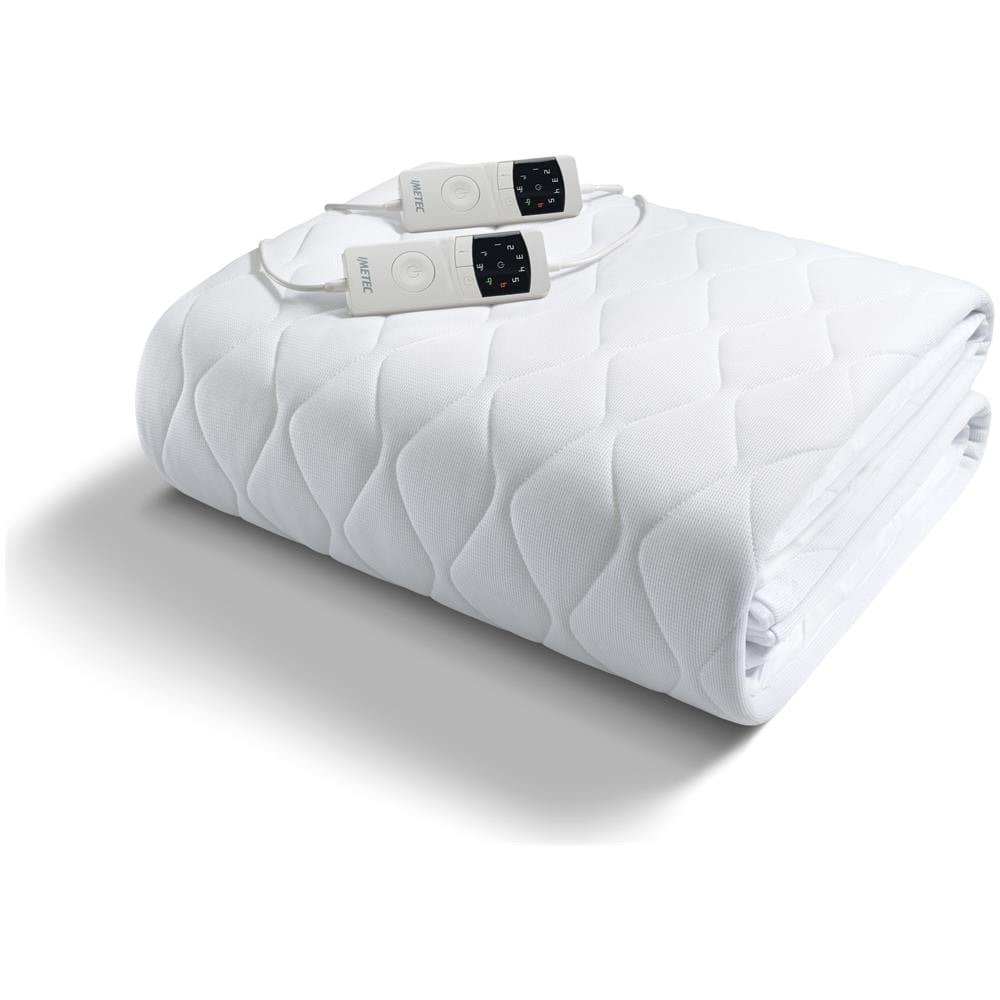 Scaldasonno Maxi Adapto Plus, Matrimoniale 195x165 cm, Coprimaterasso riscaldato, Tessuto Anallergico trapuntato, Caldo Subito, Tecnologia Brevettata Adapto Plus, Sistema Sicurezza ElectroBlock, Bassi consumi, 6 Temperature, Autospegnimento 1, 3, 9 ore - Foto 2