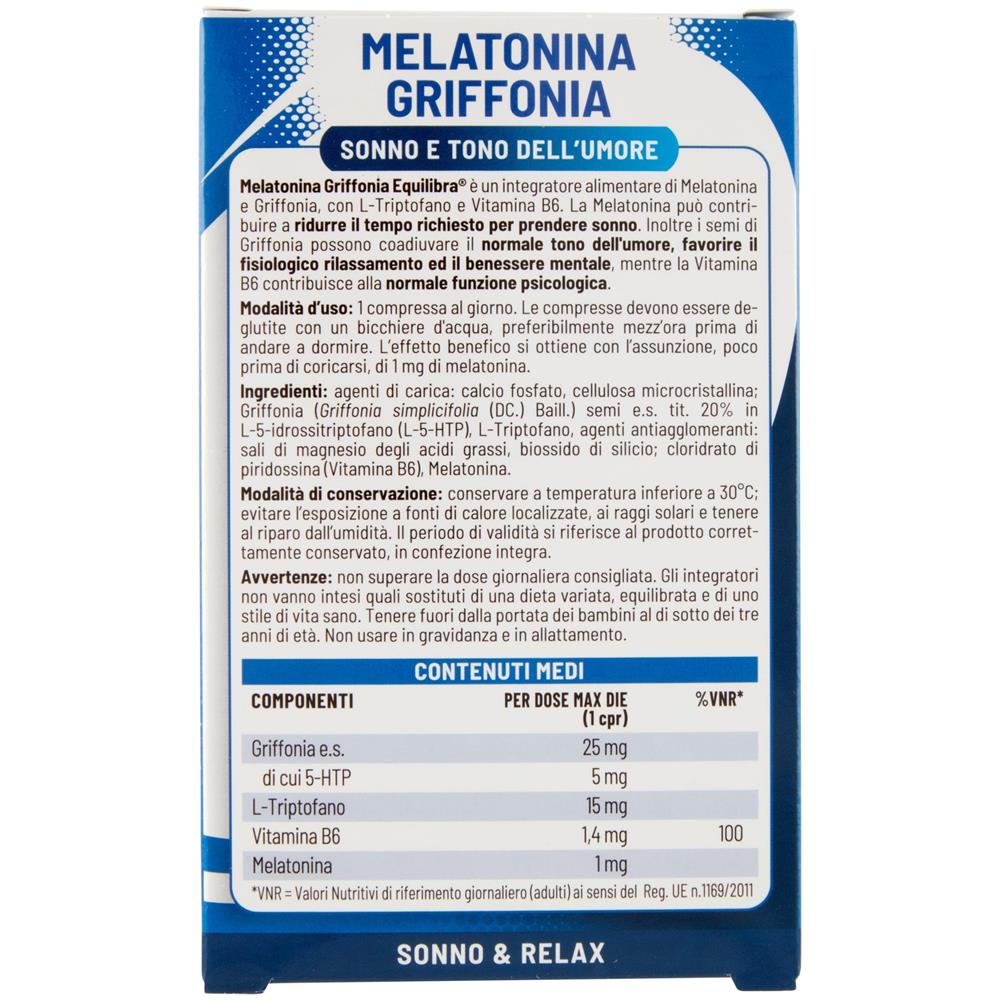 Melatonina + Griffonia 60 Compresse - Foto 2