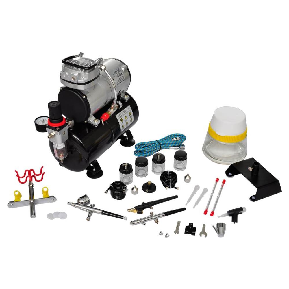 Set Compressore Aerografo con 3 Pistole - Foto 2