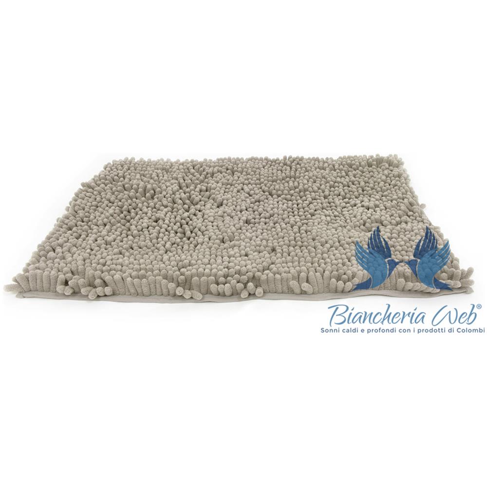 Tappeto Bagno Retro Gommato Antiscivolo Lavorazione Shaggy Modello Passatello 60x120 Dove - Foto 2