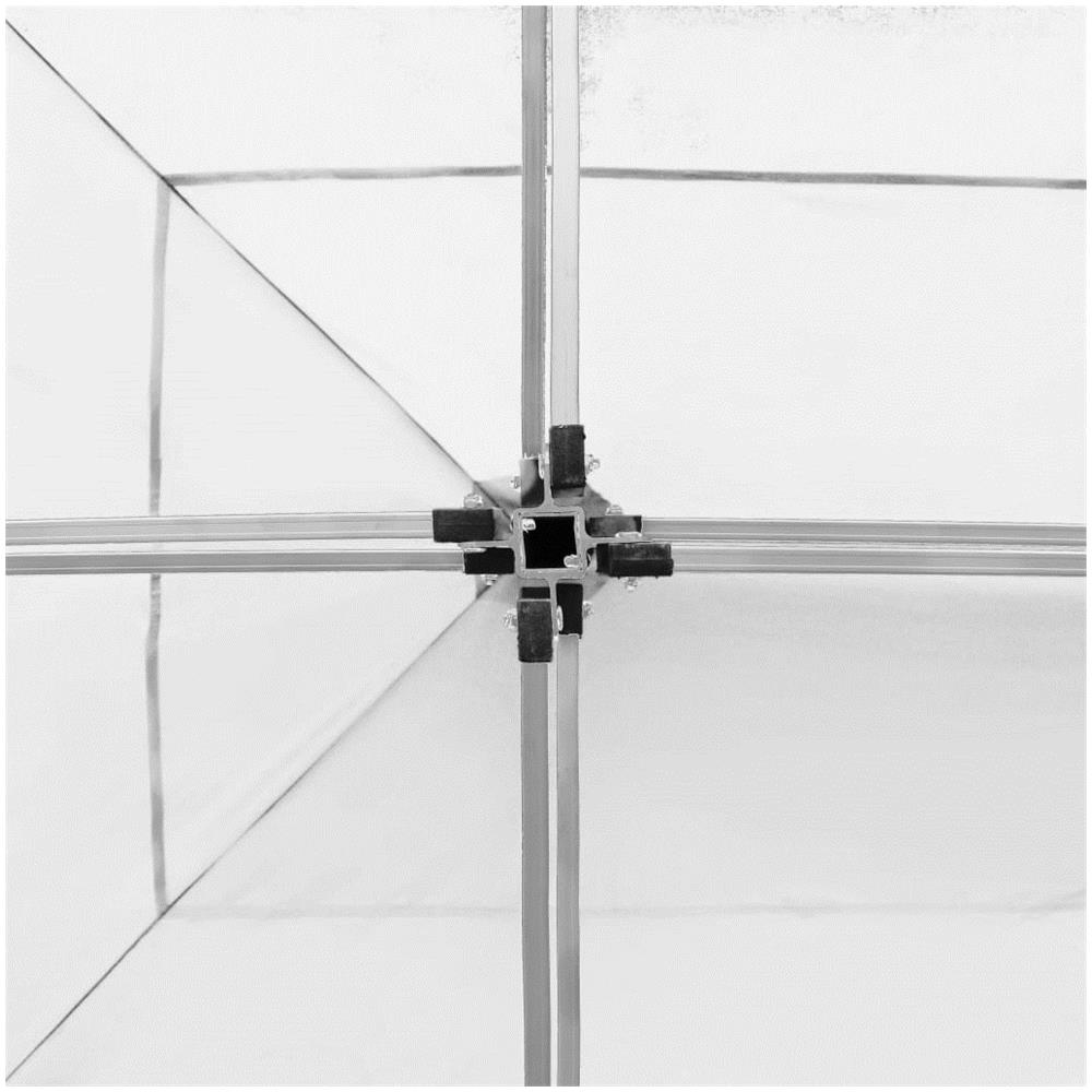 Gazebo Professionale Pieghevole Alluminio e Pareti 6x3m Bianco - Foto 2